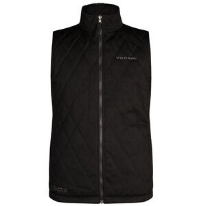 VOORMI Variant Vest Black Wool Blend Quilted Size XL Men's Excellent Condition